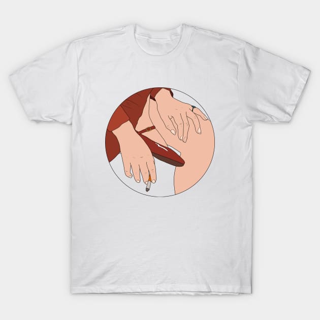 cigarette in hands T-Shirt by Mashas01ar